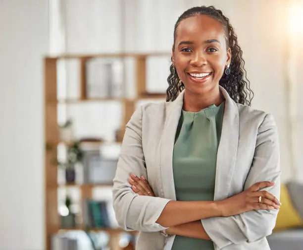 Business professionals collaborating with technology in a modern office